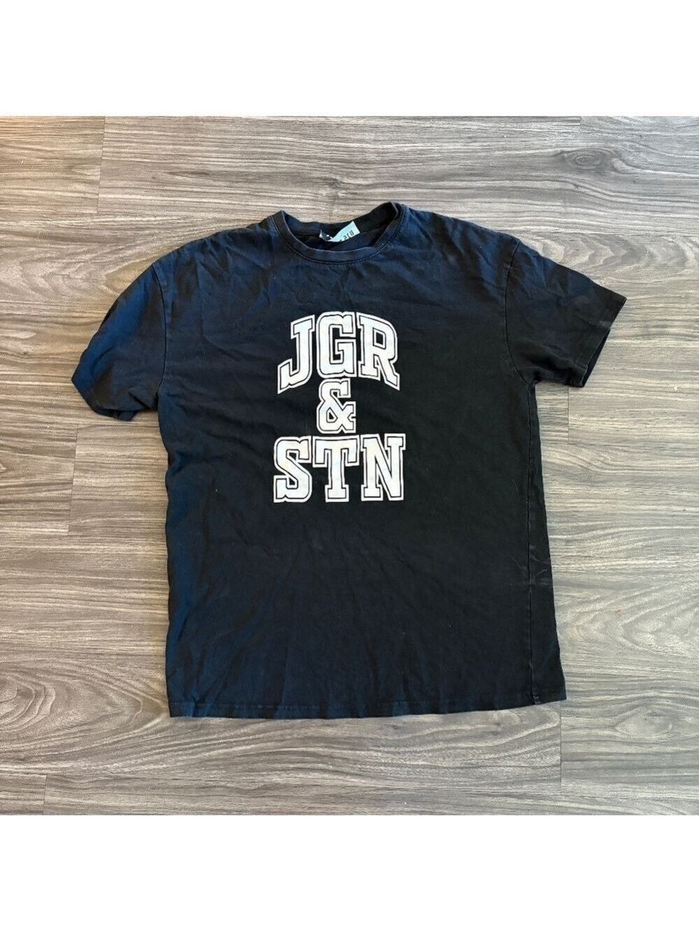 Jagger & Stone Oversized Black 100% Cotton Short Sleeve Tee - Picture 5 of 9